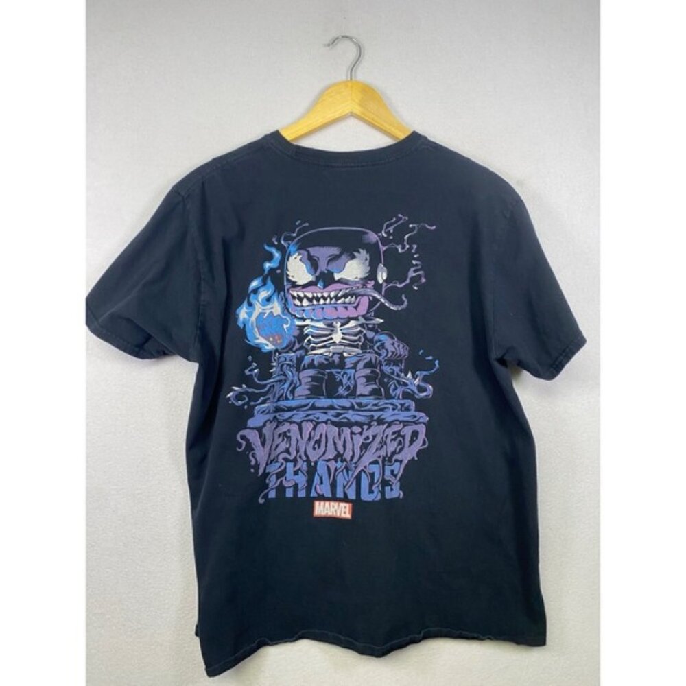 Marvel Venomized Thanos Black T Shirt Mens Size XL Pop Funko Graphic Tee